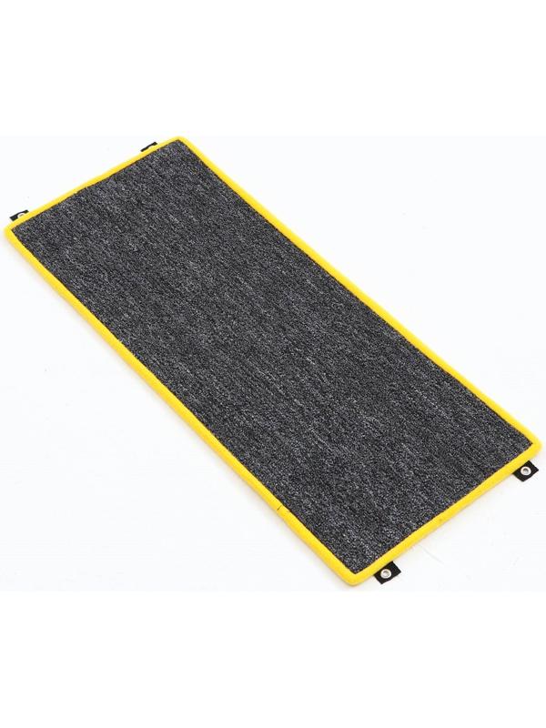 Когтеточка  угловая большая, с пропиткой, 67 х 14 см, микс цветов