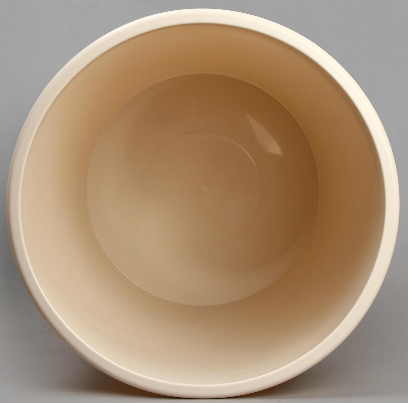 Бак пищевой, 100 л, с крышкой, бежевый