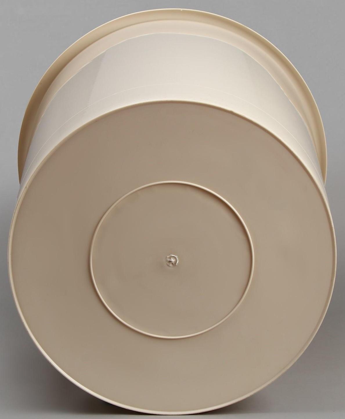 Бак пищевой, 100 л, с крышкой, бежевый