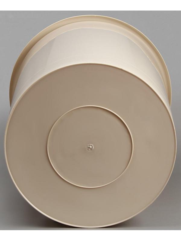 Бак пищевой, 100 л, с крышкой, бежевый