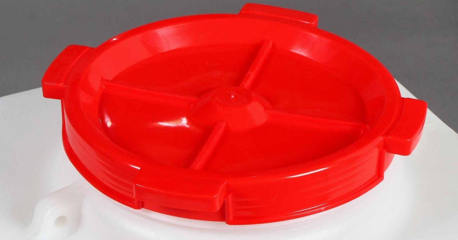 Бочка пищевая, 90 л, горловина 20 см, с крышкой