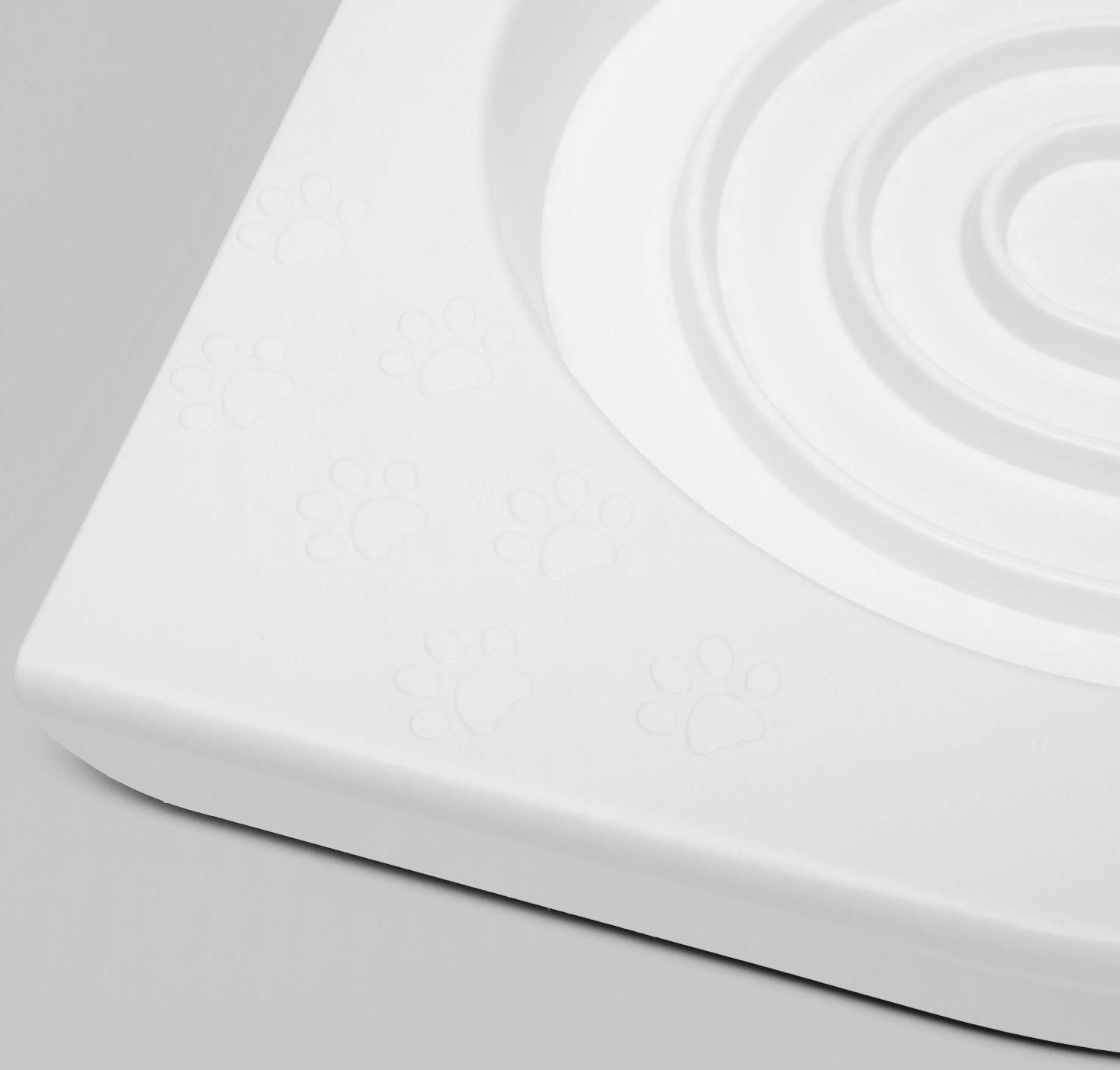 Туалет для приучения кошек к унитазу 39,2 х 38,7 х 3 см, белый