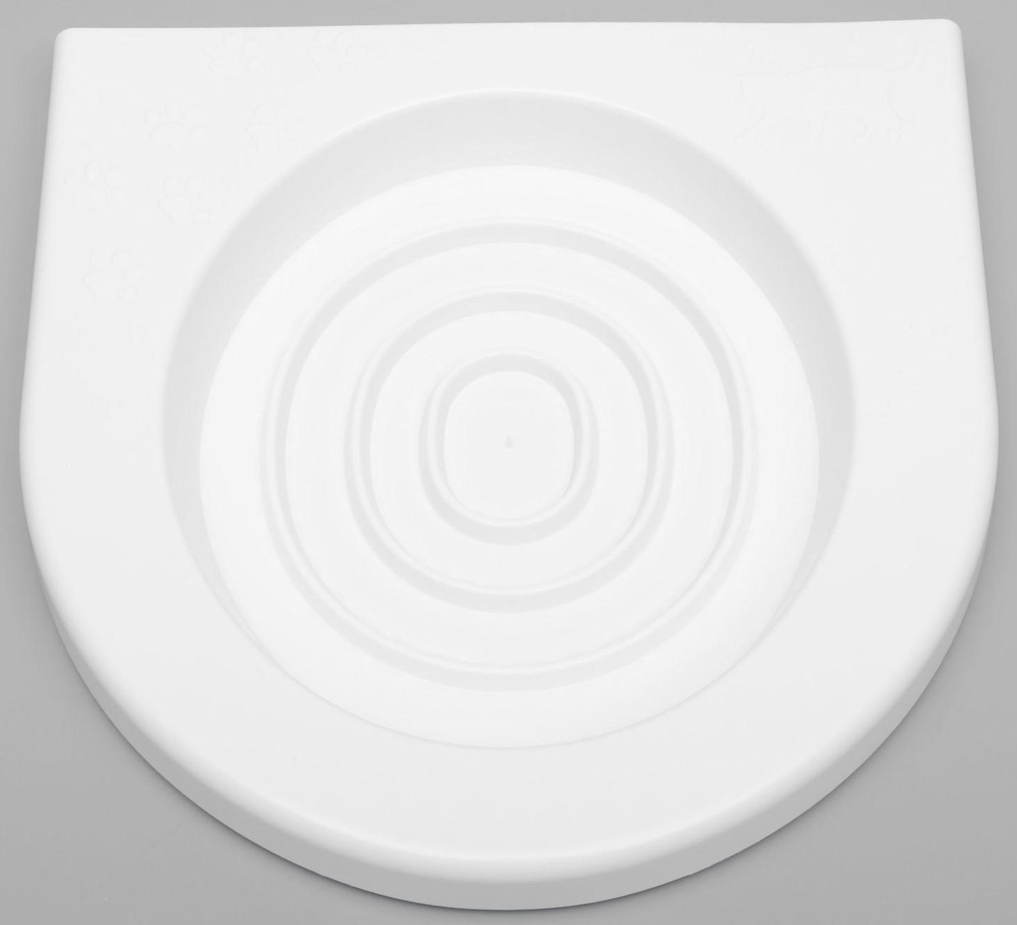 Туалет для приучения кошек к унитазу 39,2 х 38,7 х 3 см, белый