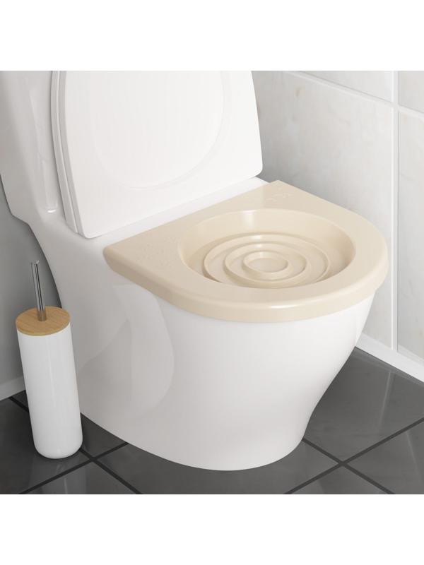 Туалет для приучения кошек к унитазу 39,2 х 38,7 х 3 см, белый