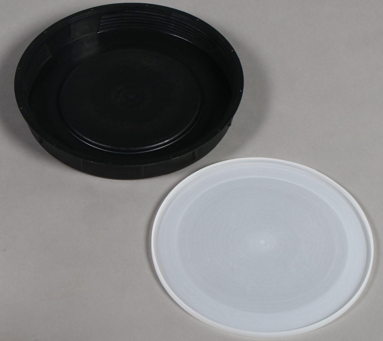 Бочка пищевая, 18 л, горловина 27 см, с крышкой, цвет МИКС