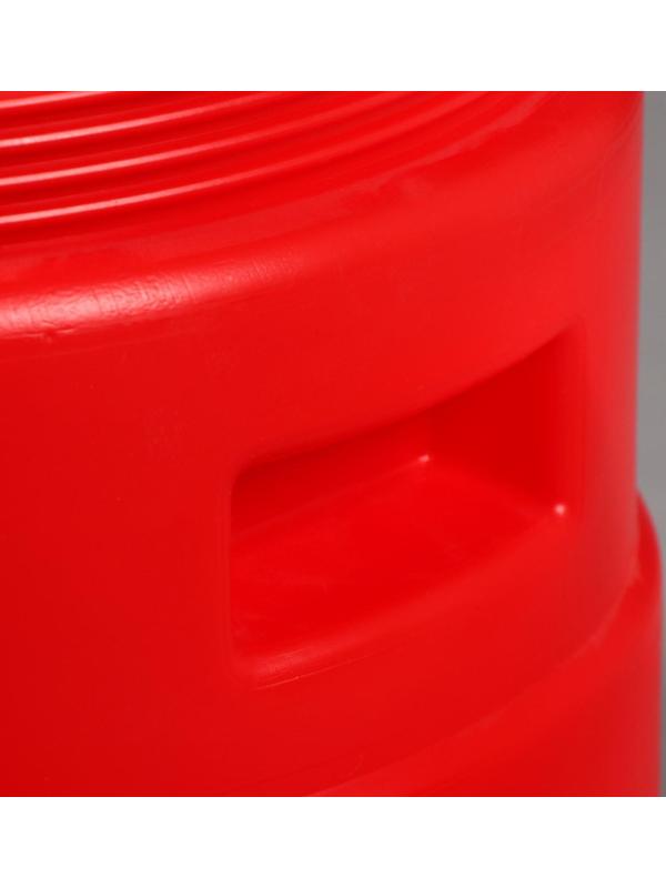 Бочка пищевая, 18 л, горловина 27 см, с крышкой, цвет МИКС