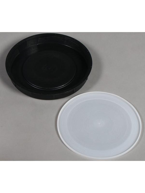 Бочка пищевая, 18 л, горловина 27 см, с крышкой, цвет МИКС