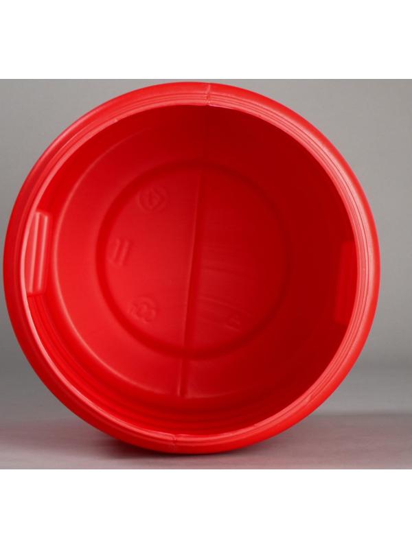 Бочка пищевая, 18 л, горловина 27 см, с крышкой, цвет МИКС