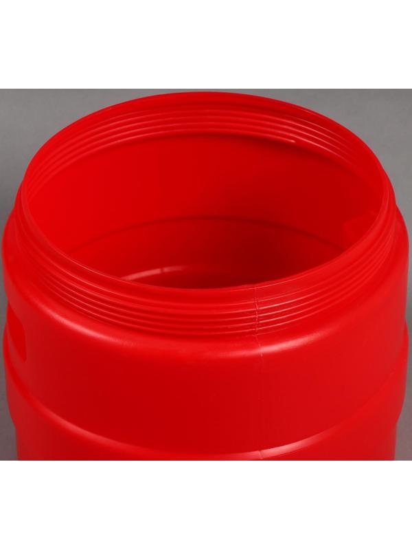 Бочка пищевая, 18 л, горловина 27 см, с крышкой, цвет МИКС