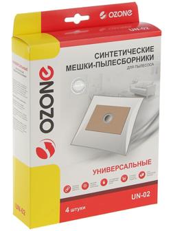 Пылесборник синтетический Ozone micron UN-02 универсальный, 4 шт