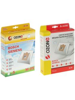 Пылесборник одноразовый синтетический Ozone micron M-05, 5 шт ( Bosсh Typ D,E,F,G )