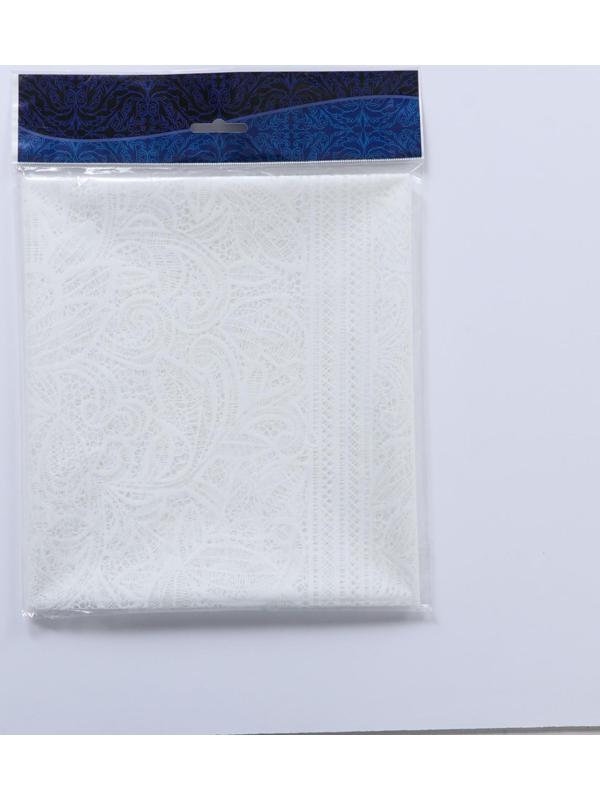 Скатерть без основы многоразовая «Ажур», 120×180 см, цвет прозрачный