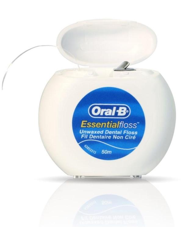 Зубная нить Oral-B Essential, невощеная, 50 м