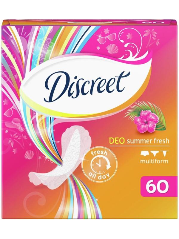Ежедневные прокладки Discreet Deo Summer Fresh Multiform, 60 шт.