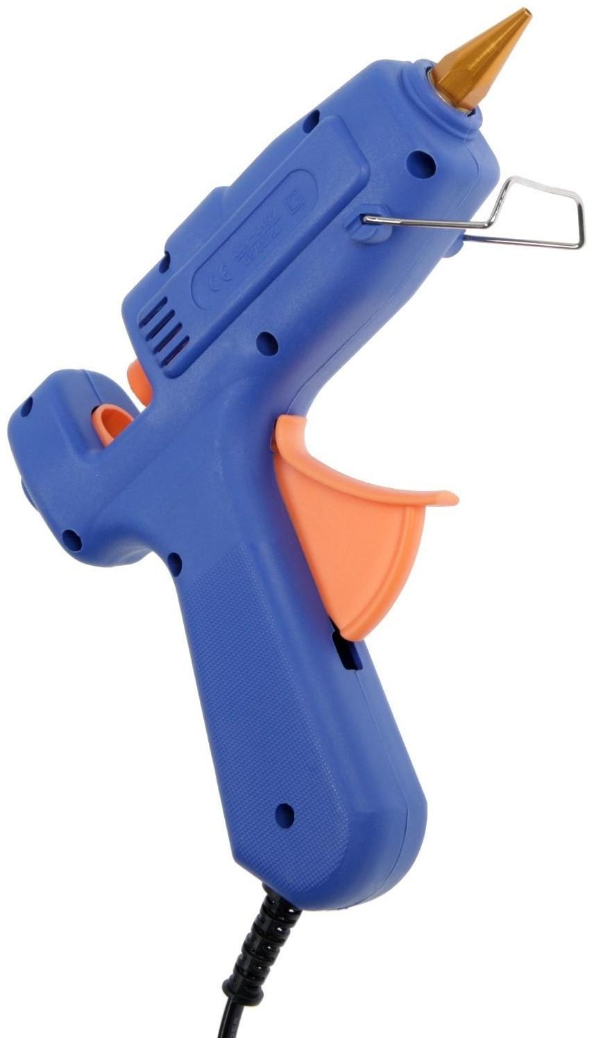 Клеевой пистолет ТУНДРА, переключатель мощности 60/100 Вт, 220 В, антикапля, 11 мм