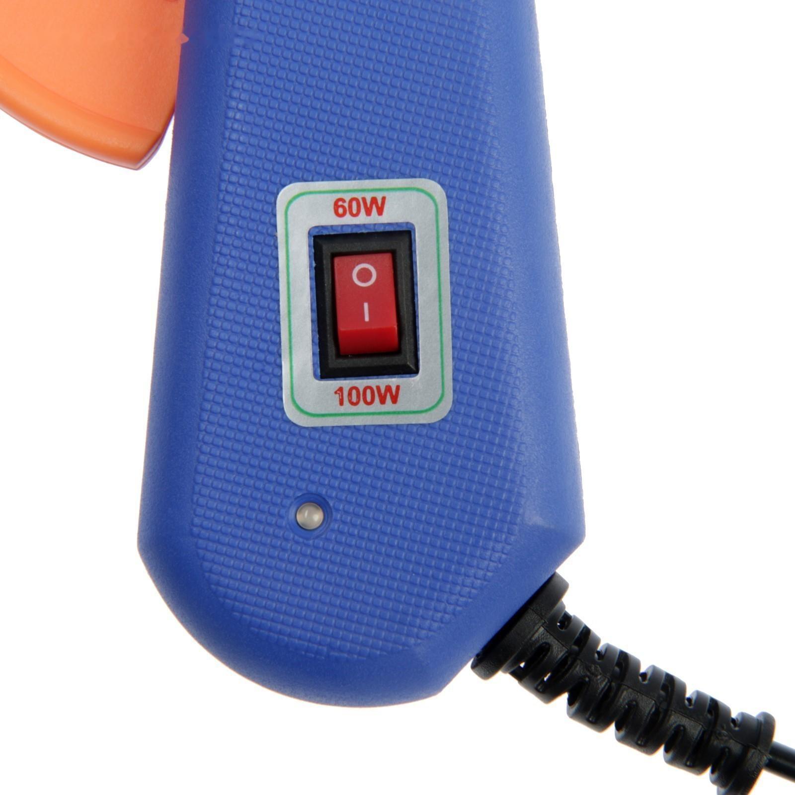 Клеевой пистолет ТУНДРА, переключатель мощности 60/100 Вт, 220 В, антикапля, 11 мм