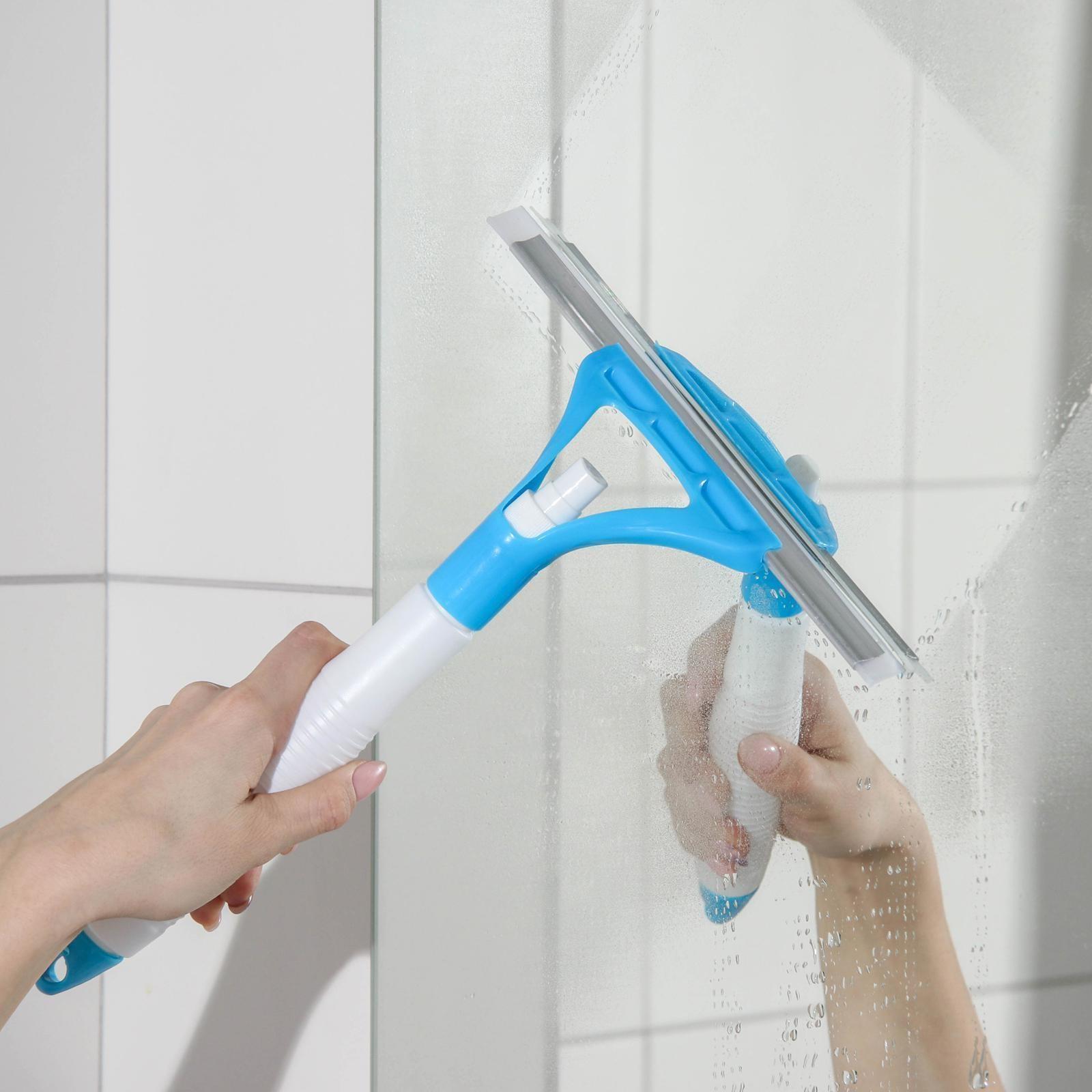 Водосгон с пульверизатором, 30×30 см, цвет МИКС