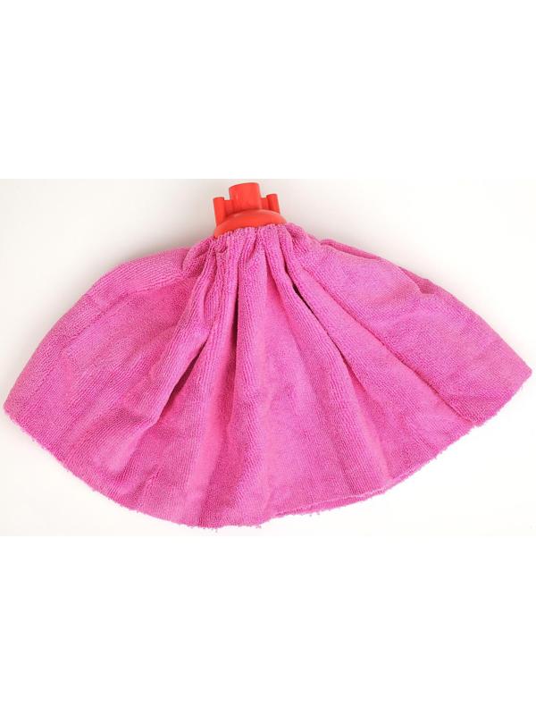 Насадка для швабры Доляна «Юбочка цельная», микрофибра, 150 г, цвет МИКС