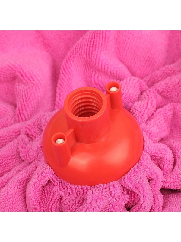 Насадка для швабры Доляна «Юбочка цельная», микрофибра, 150 г, цвет МИКС