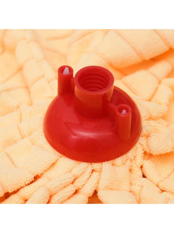 Насадка для швабры Доляна «Юбочка цельная», микрофибра, 150 г, цвет МИКС