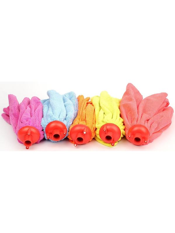 Насадка для швабры Доляна «Юбочка цельная», микрофибра, 150 г, цвет МИКС