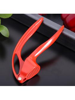 Пресс для чеснока Доляна «Краски», 16 см, цвет МИКС