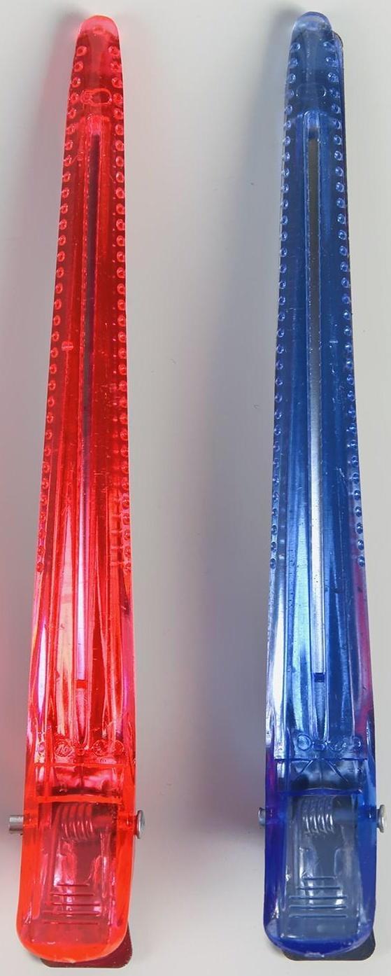 Набор зажимов для волос, 11,5 см, 2 шт, цвет МИКС