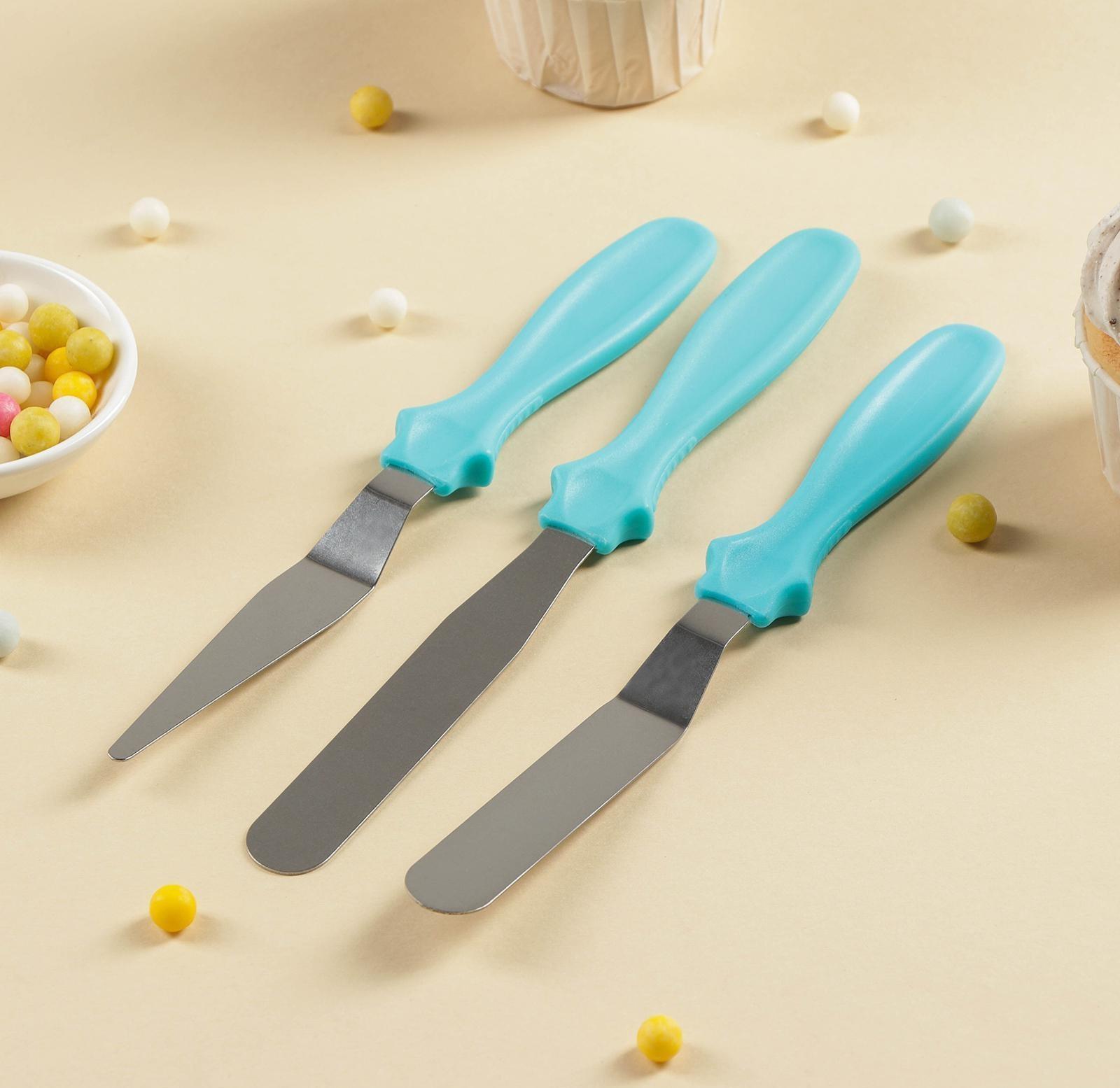 Набор лопаток кондитерских «Ночь», 3 шт, цвет МИКС