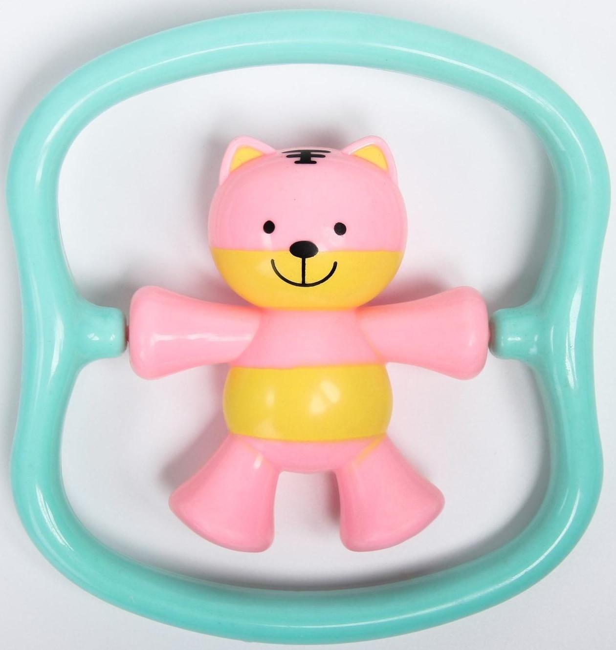 Погремушка «Котик», цвет МИКС