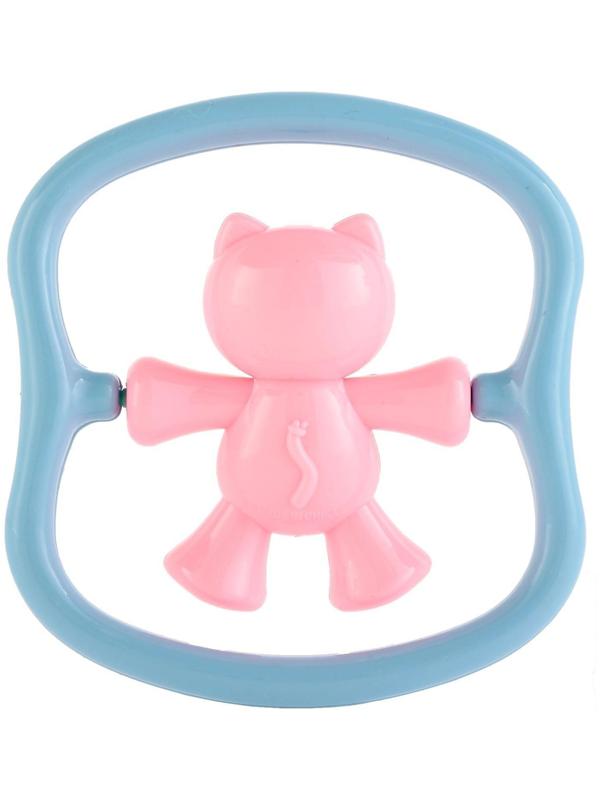 Погремушка «Котик», цвет МИКС