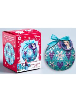 Новогодний ёлочный шар для декорирования, Холодное сердце