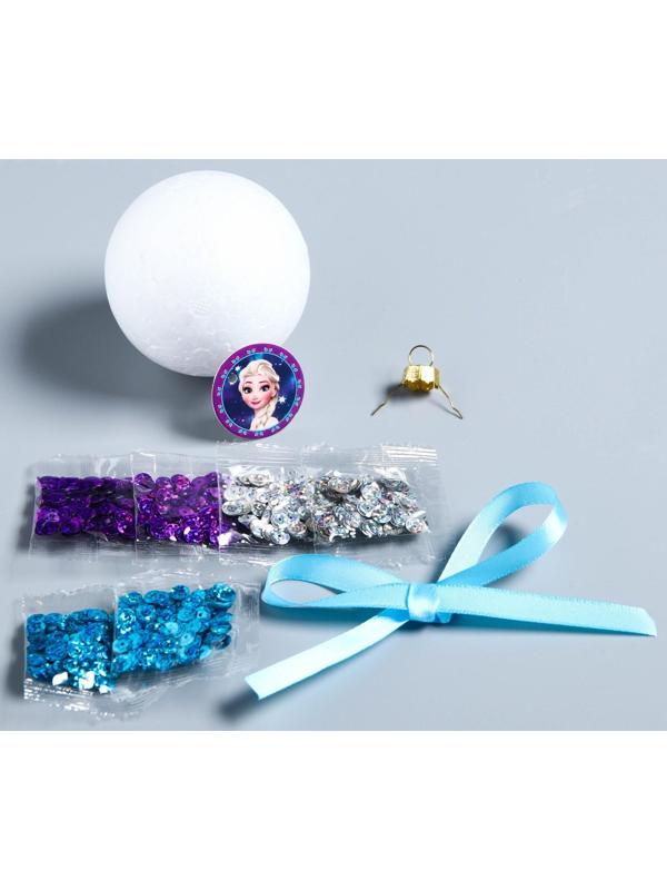 Новогодний ёлочный шар для декорирования, Холодное сердце