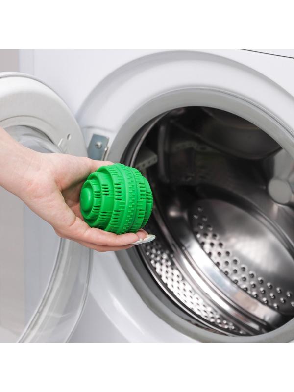 Шар турмалиновый для стирки белья, 8×8×7,5 см, цвет МИКС