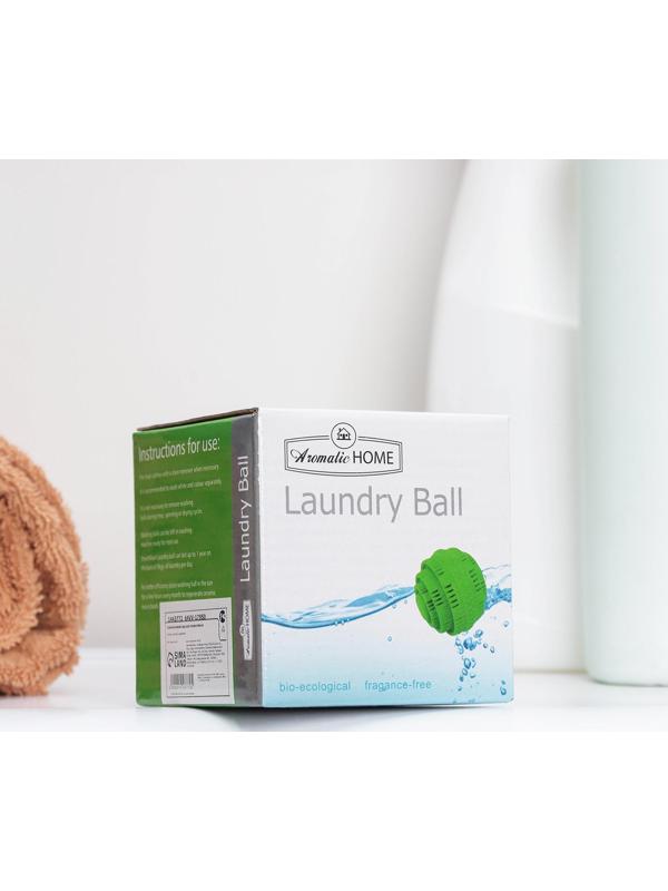 Шар турмалиновый для стирки белья, 8×8×7,5 см, цвет МИКС