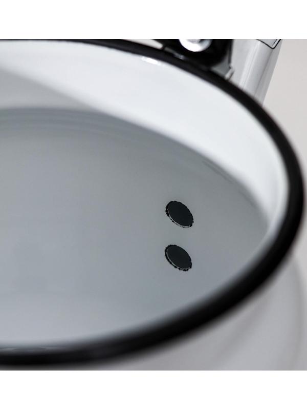 Чайник, 2,3 л, без деколи, эмалированная крышка, индукция, цвет белый