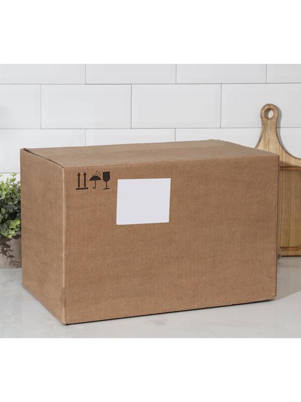 Набор кастрюль «Клубника садовая», 3 предмета: 3,5 л, 5,5 л, 8 л, эмалированные крышки, индукция, цвет белый