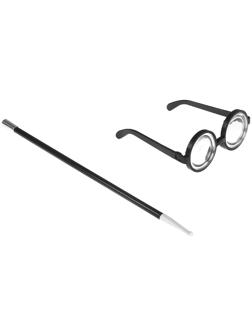 Карнавальный набор, 2 предмета: мундштук, очки