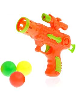 Пистолет «Стрелок», стреляет шариками, цвета МИКС