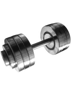 Гантель разборная 25 кг, хромистая сталь