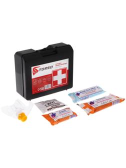 Аптечка первой помощи TORSO дорожная, состав РФ