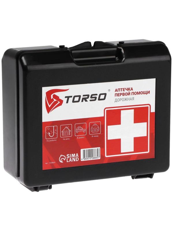 Аптечка первой помощи TORSO дорожная, состав РФ