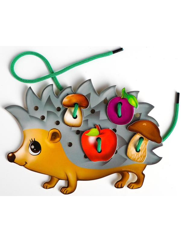 Шнуровка фигурная «Ёжик на ножках»