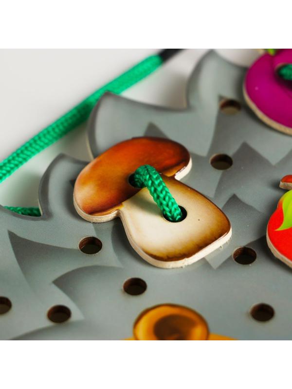 Шнуровка фигурная «Ёжик на ножках»