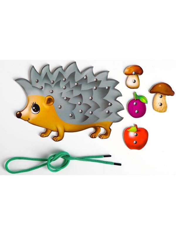 Шнуровка фигурная «Ёжик на ножках»