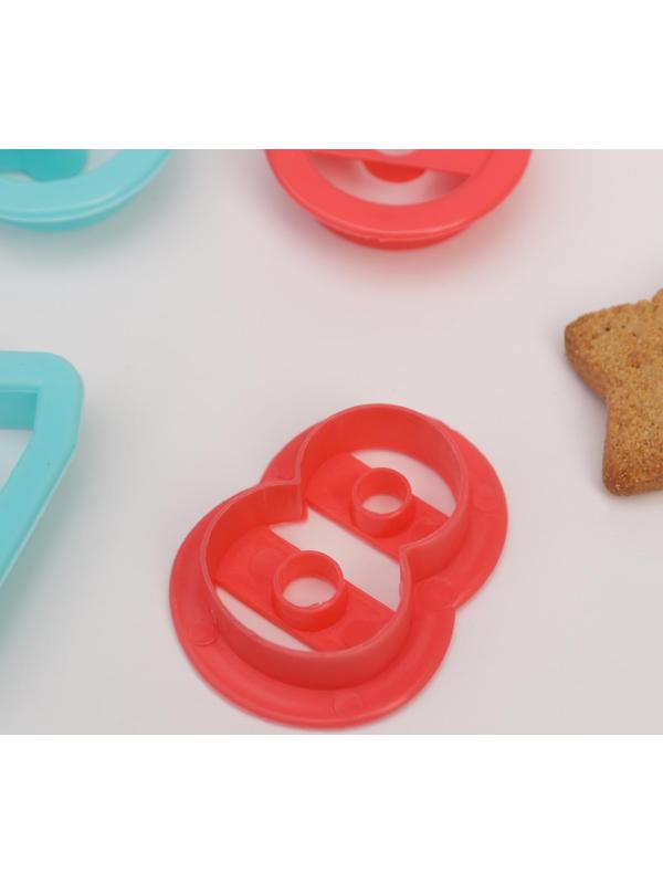 Набор форм для вырезания печенья Доляна «Цифры», 10 шт, цвет МИКС