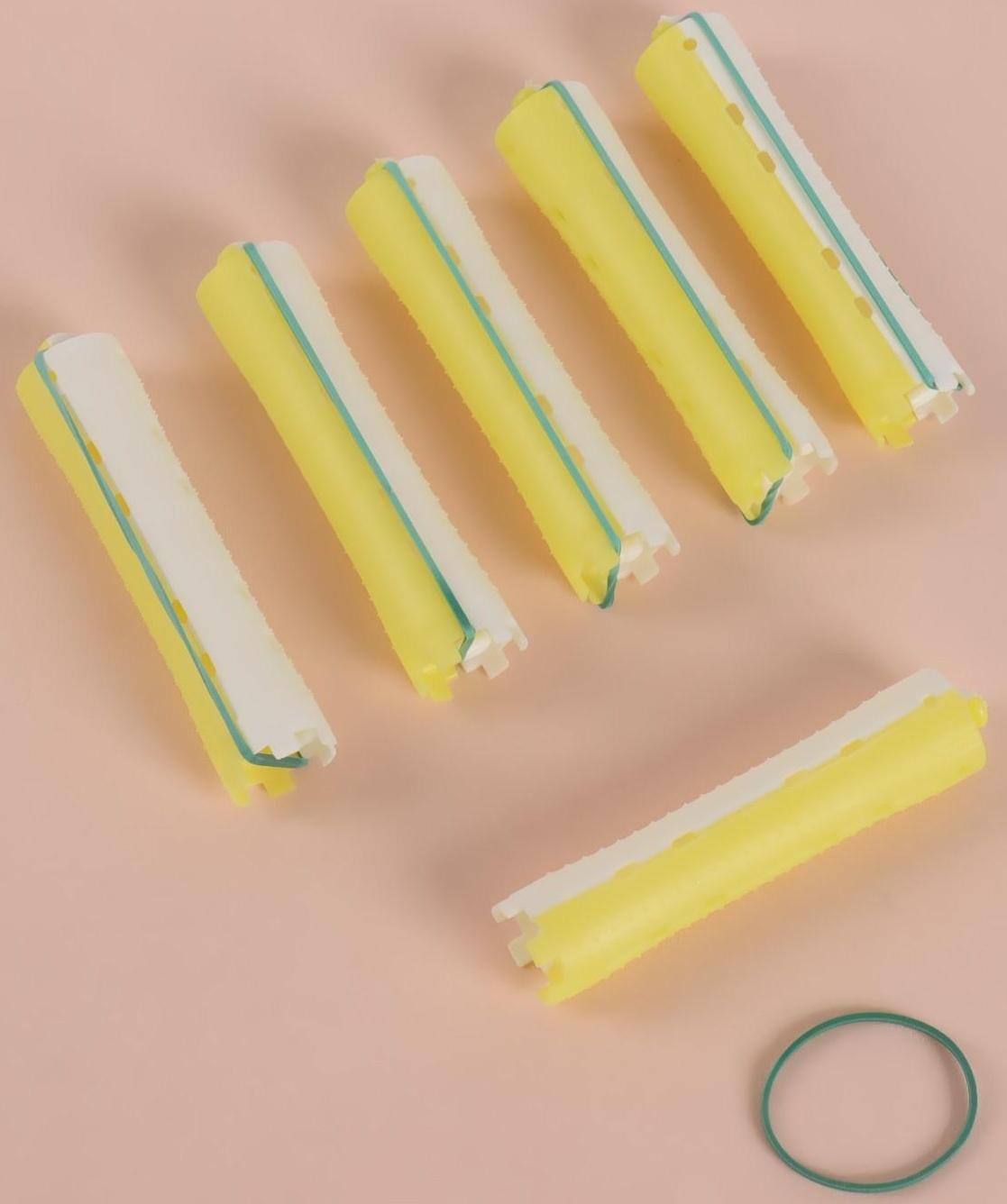 Бигуди-коклюшки, d = 1,6 см, 6 шт, цвет МИКС