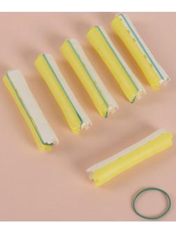 Бигуди-коклюшки, d = 1,6 см, 6 шт, цвет МИКС