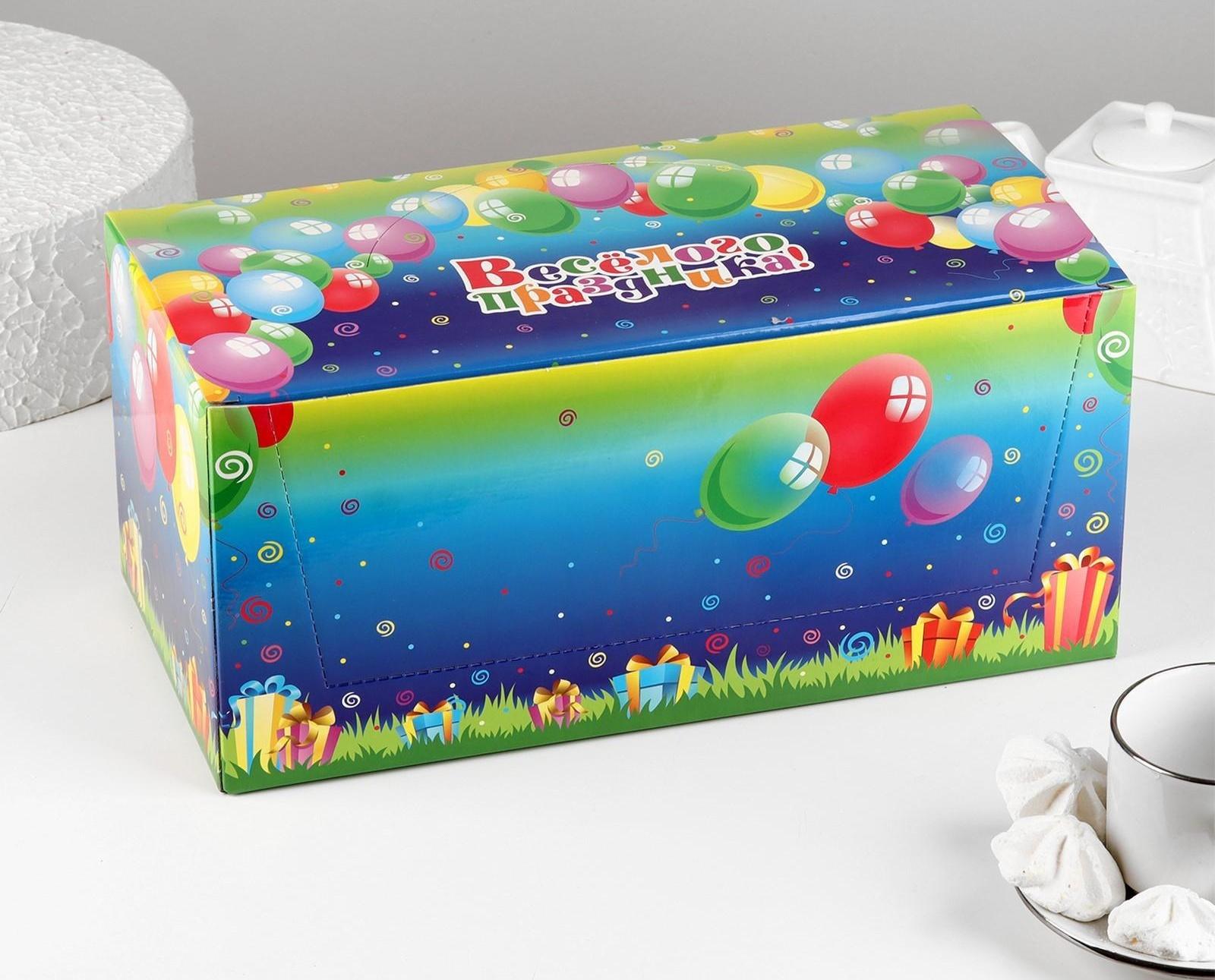 Шоу-бокс со свечами для торта цифры 