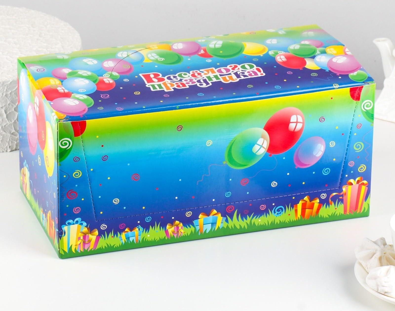 Шоу-бокс со свечами для торта цифры 