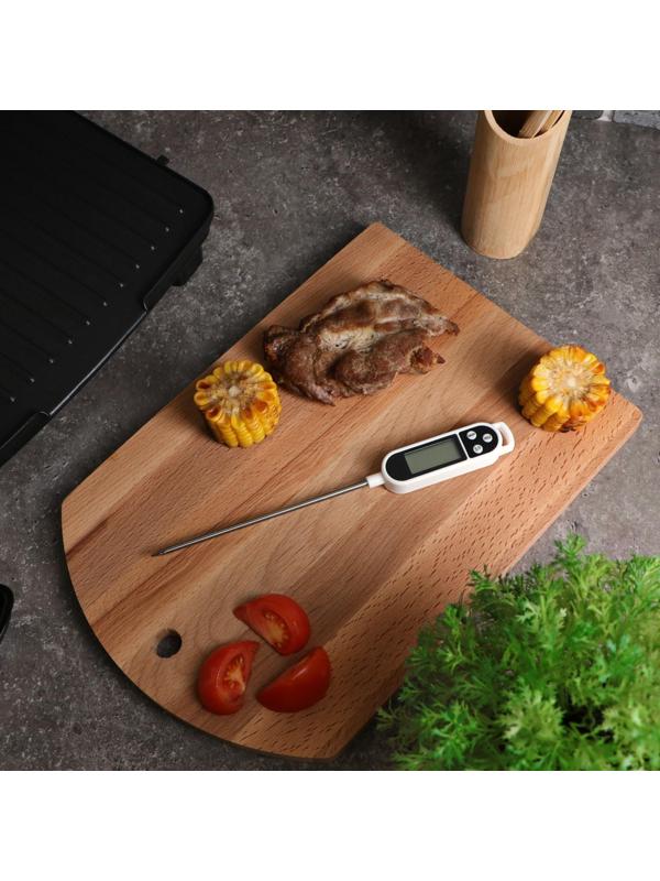 Термощуп кухонный Luazon LTR-01, максимальная температура 300 °C, от LR44, белый